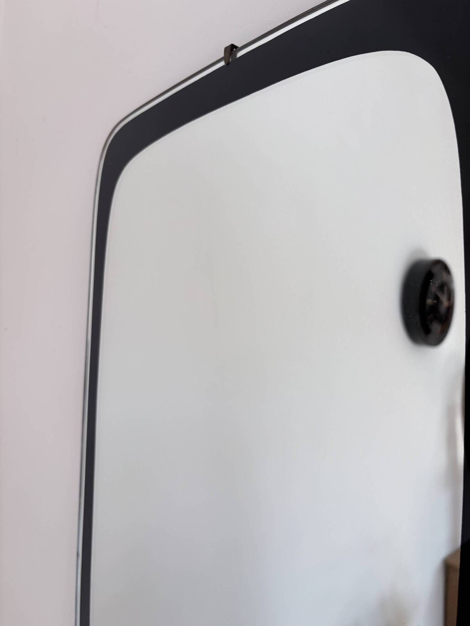 Large, asymmetrical Rockabilly-style crystal mirror, 1960s.