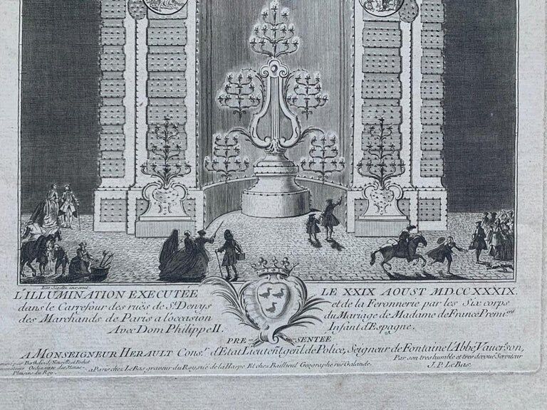 Jacques Philippe Le Bas, illumination, engraving, eighteenth century