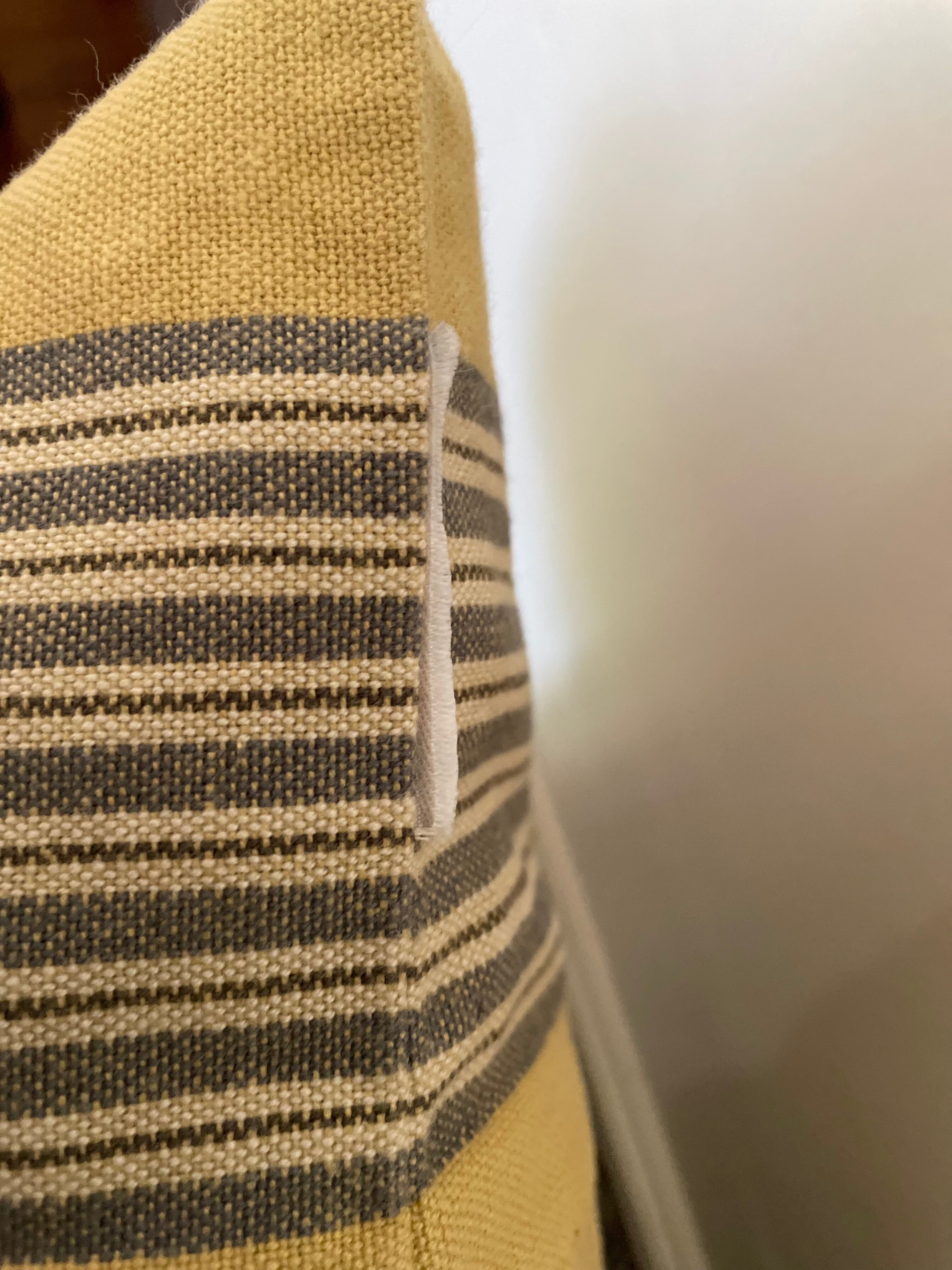 Coussin rayé