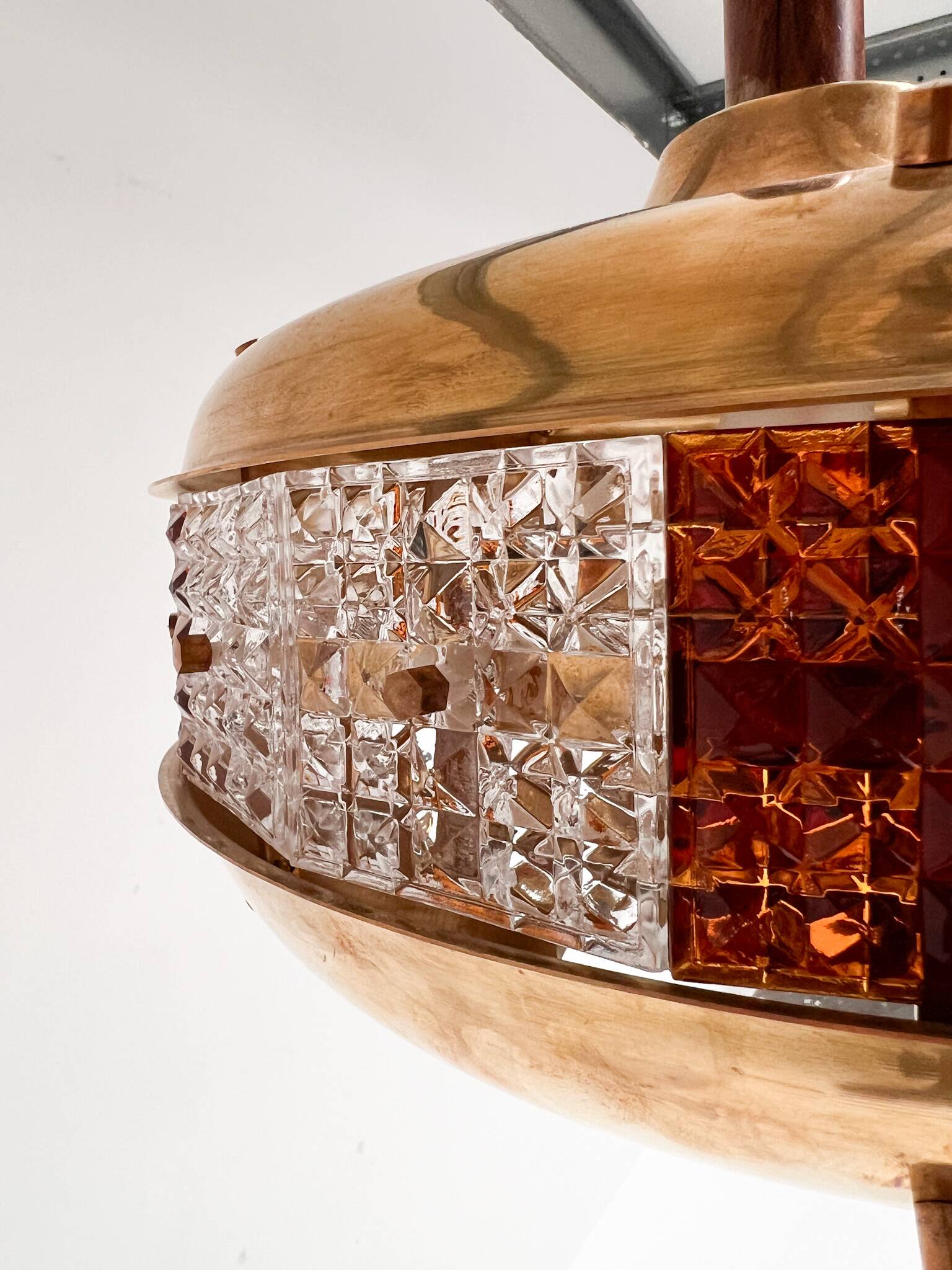 Space Age ceiling lamp by Örsjö Industri, 1960s