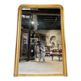 Fireplace mirror gilded wood louis philippe xix century 1m75 x 1m21
