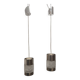 Lampes suspendues vintage Space Age, années 1970