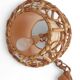 Handmade bamboo and rattan suspension from the 1960s, France.