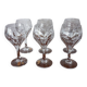 6 Nachtmann crystal wine glasses