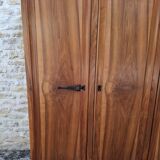 3-door walnut wardrobe