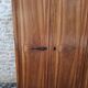 3-door walnut wardrobe