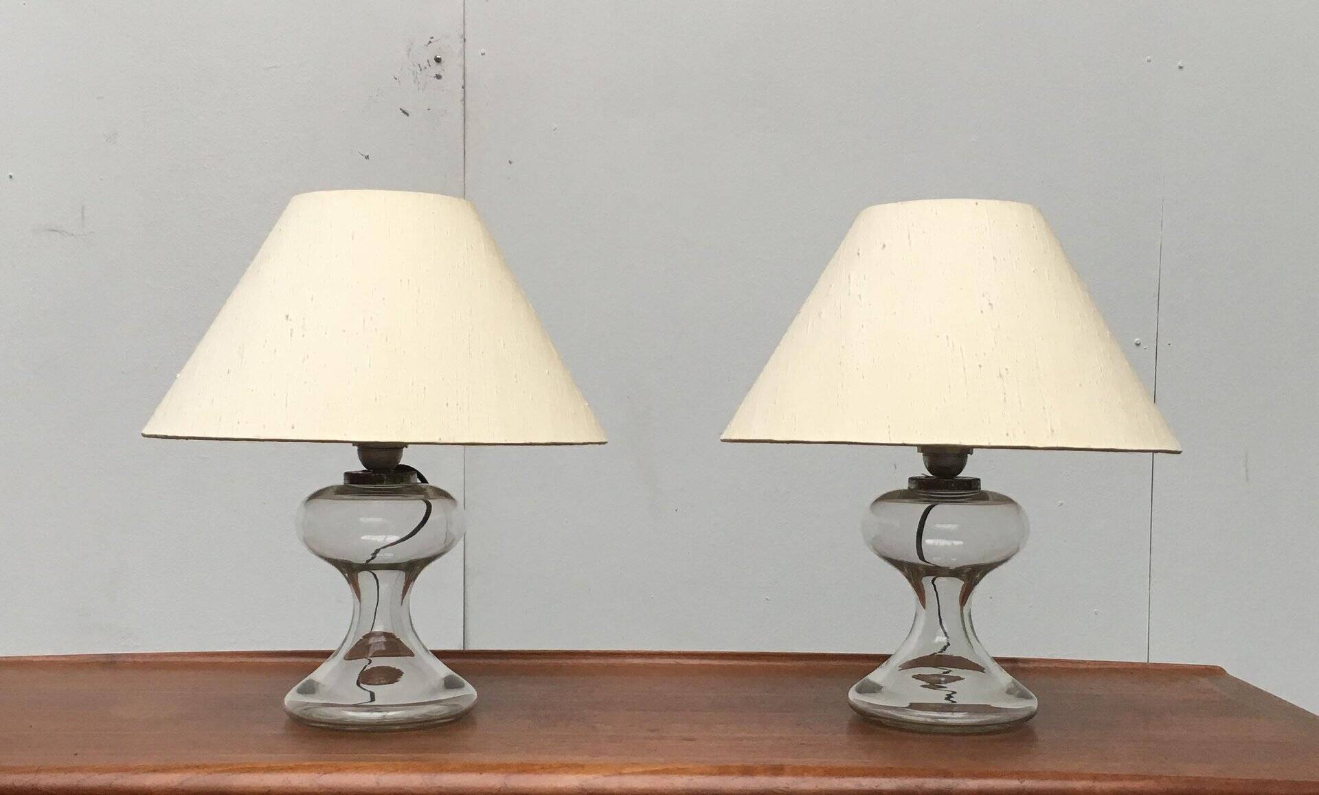 Mid-Century German table lamps ML 1 by Ingo Maurer for M Design, 1960s, set of 2