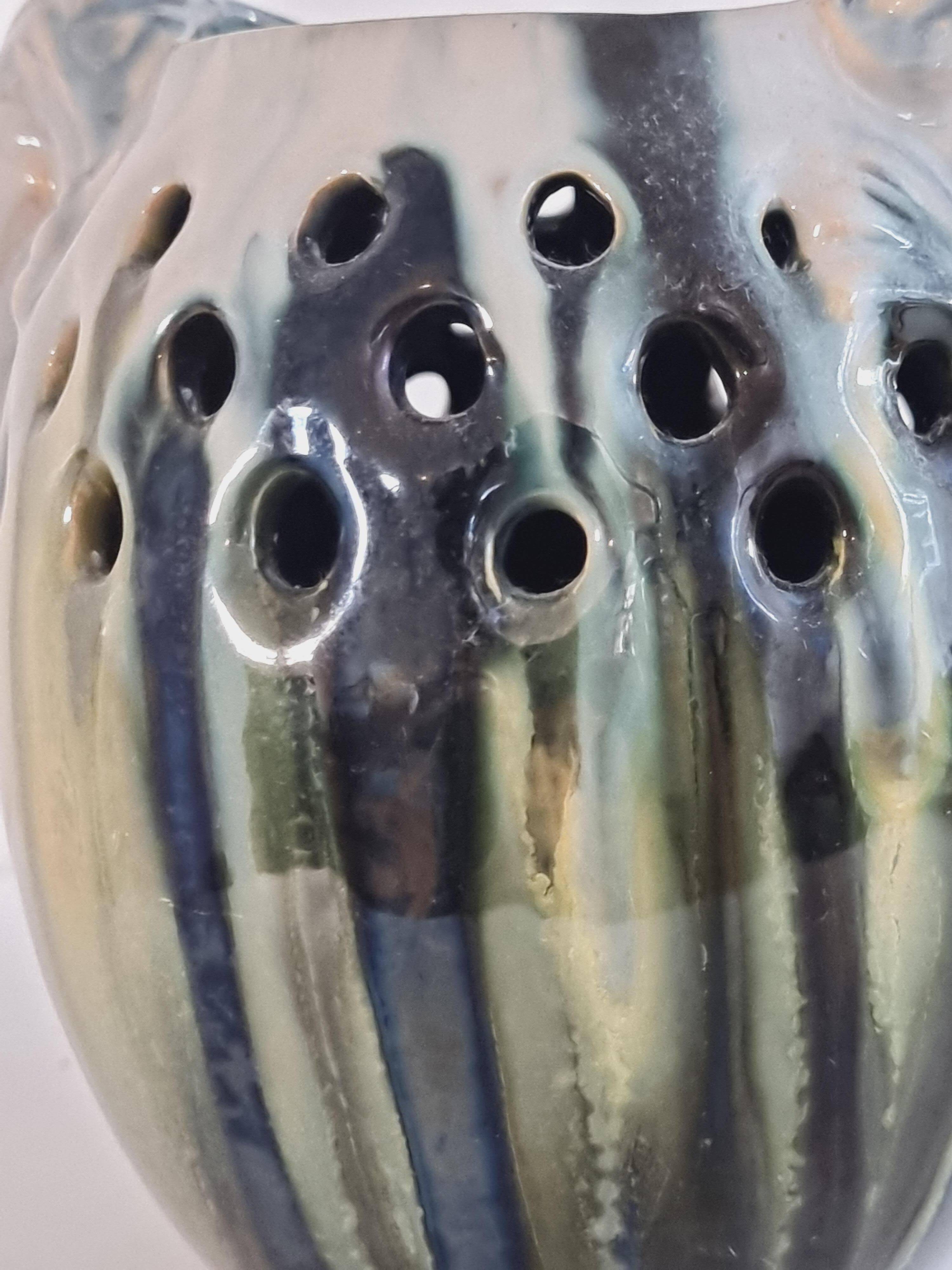 Michael Andersen & Son (MA&S) rare ceramic vase, Jugend, early 20th century, Denmark.