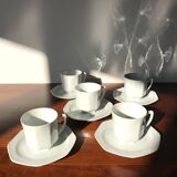 5 Cups of tea and Limoges sub-cups