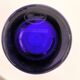 Jarron Moser "Royal Blue" hand-cut crystal
