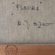 Bouquet de fleurs signe Bizet
