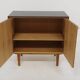 Commode scandinave en teck et en skaï, Suède, 1960