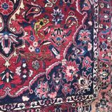 Large antique Persian carpet Bakhtiar handmade 210x327