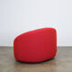 Red Pumpkin chair and ottoman by Pierre Paulin for Ligne Roset