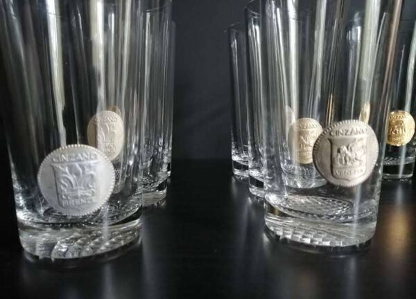 Lot de verres vintage italiens