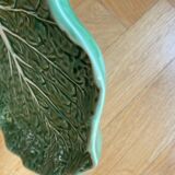 Cabbage leaf dessert plates