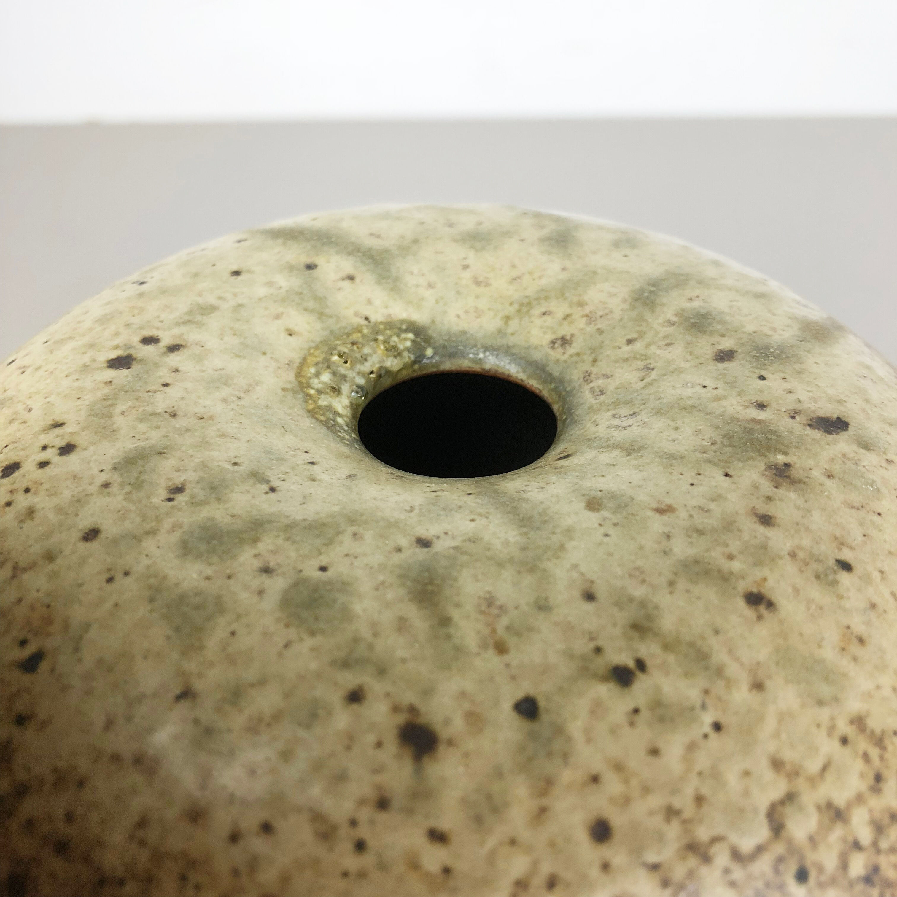 Abstract Ceramic Studio Pottery Vase Object Horst Kerstan, Kandern Germany 1980s