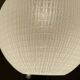 Large vintage glass ball pendant light, 60s