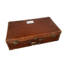 Old leather suitcase