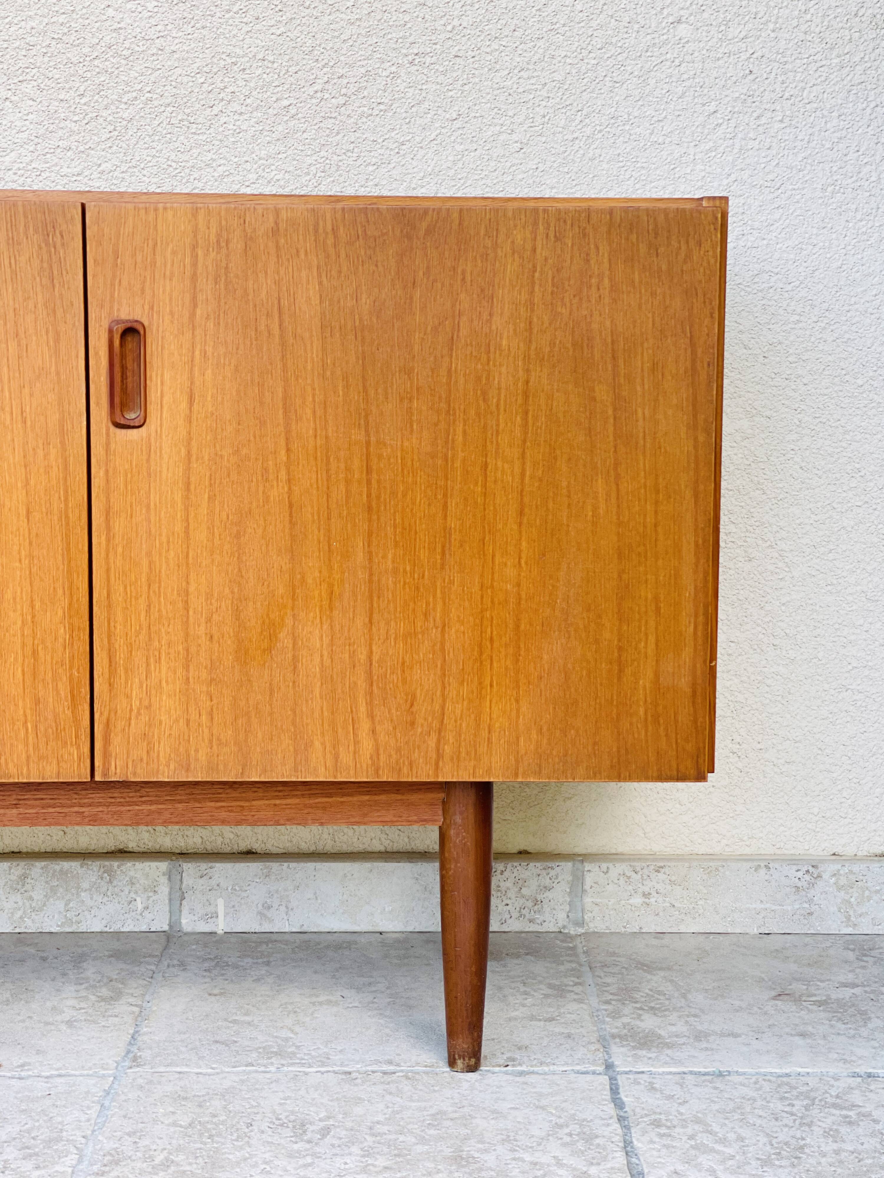 Scandinavian teak row