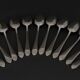 Menagere in metal argente Auerhahn 1930 art deco 73 pieces
