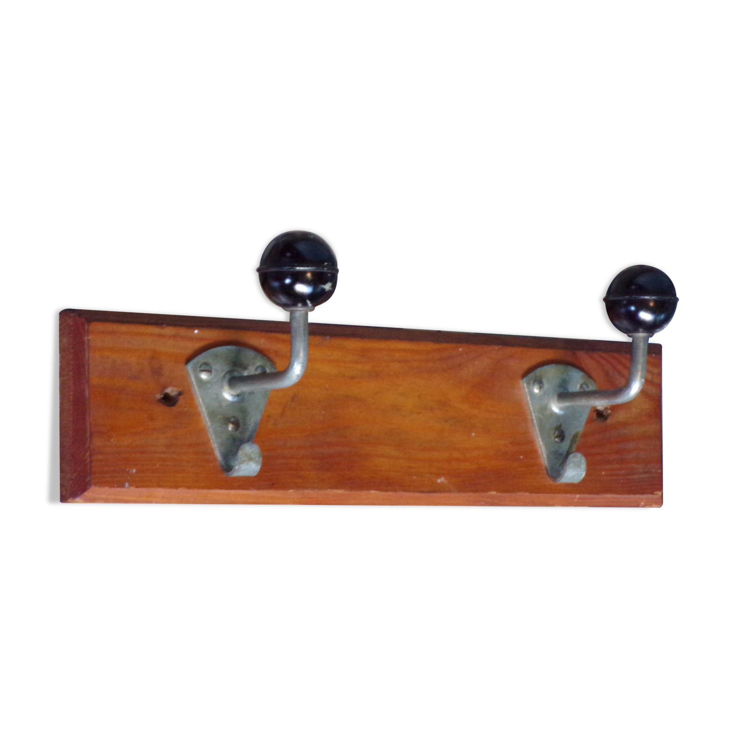 Old coat rack 2 hooks
