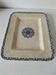 Large antique earthenware plate from Gien – braided border – late 19th century