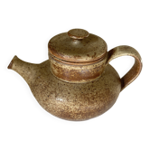 Théière en grès signée vintage années 60