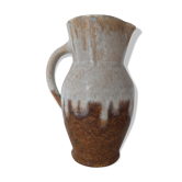 Enamelled ceramic pitcher Les Potiers d'Accolay