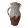 Enamelled ceramic pitcher Les Potiers d'Accolay