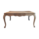 Bleached oak dining table
