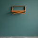 Folding wall valet in teak and leather – Adam Hoff & Poul Østergaard
