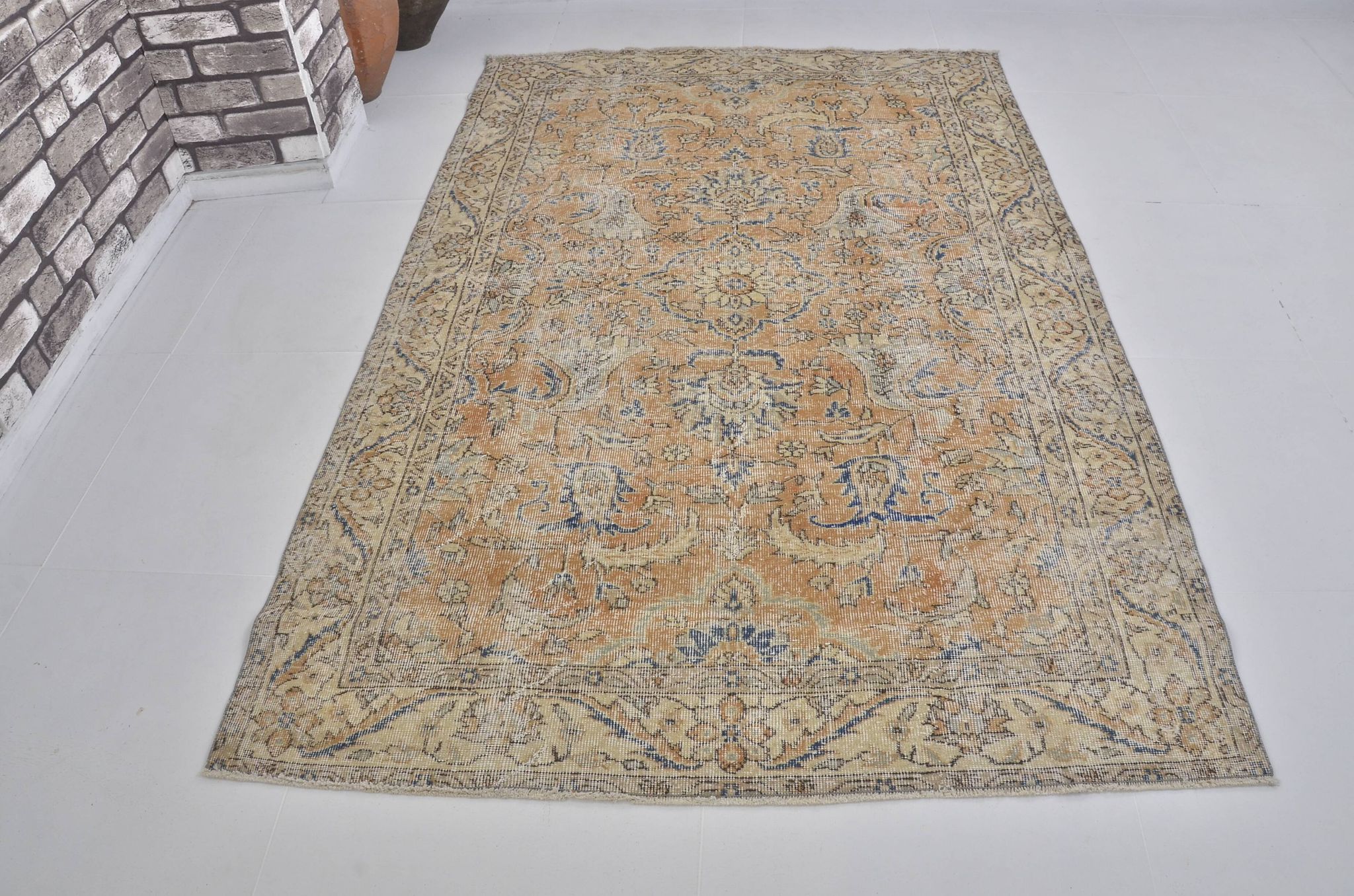 Tapis d'aire vintage bohème sku 1348
