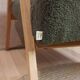 Fauteuil scandinave pieds compas