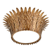 Plafonnier en forme de soleil des années 50 espagnole