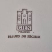 Service de vaisselle Gien France Fleurs de Pêcher