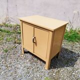 Small vintage painted metal accent furniture