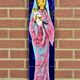 Virgin and Child - ceramic painting signed J.Ortega.
