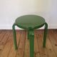Tabouret Style Alvar Aalto vert