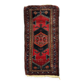 Hand-woven, wool persian carpet, iran, vintage