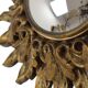 Petit miroir ensoleillé italien, style rococo, 24 cm