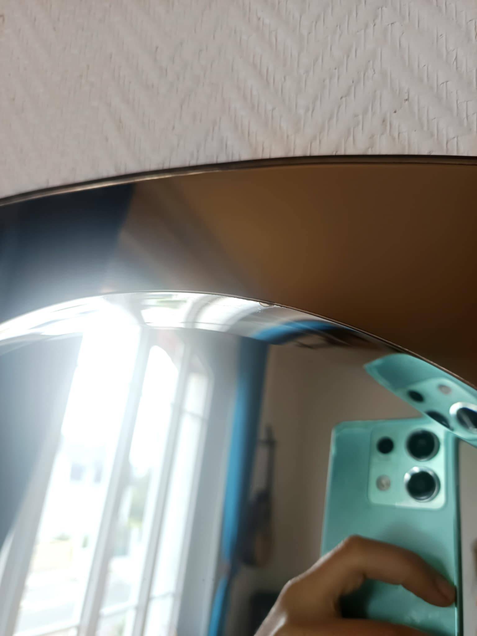 Space Age Mirror ISA Italy 1980