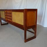 Scandinavian teak line sideboard