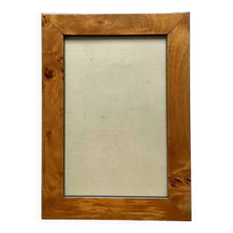 Walnut burl frame 13 x 18 cm
