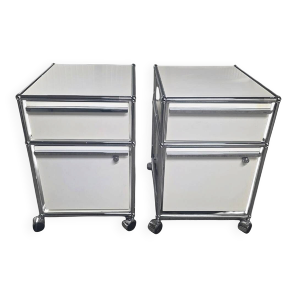 Lot de 2 caissons USM Haller
