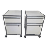 Set of 2 USM Haller cabinets