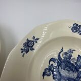 Lot de 4 assiettes décor Téna