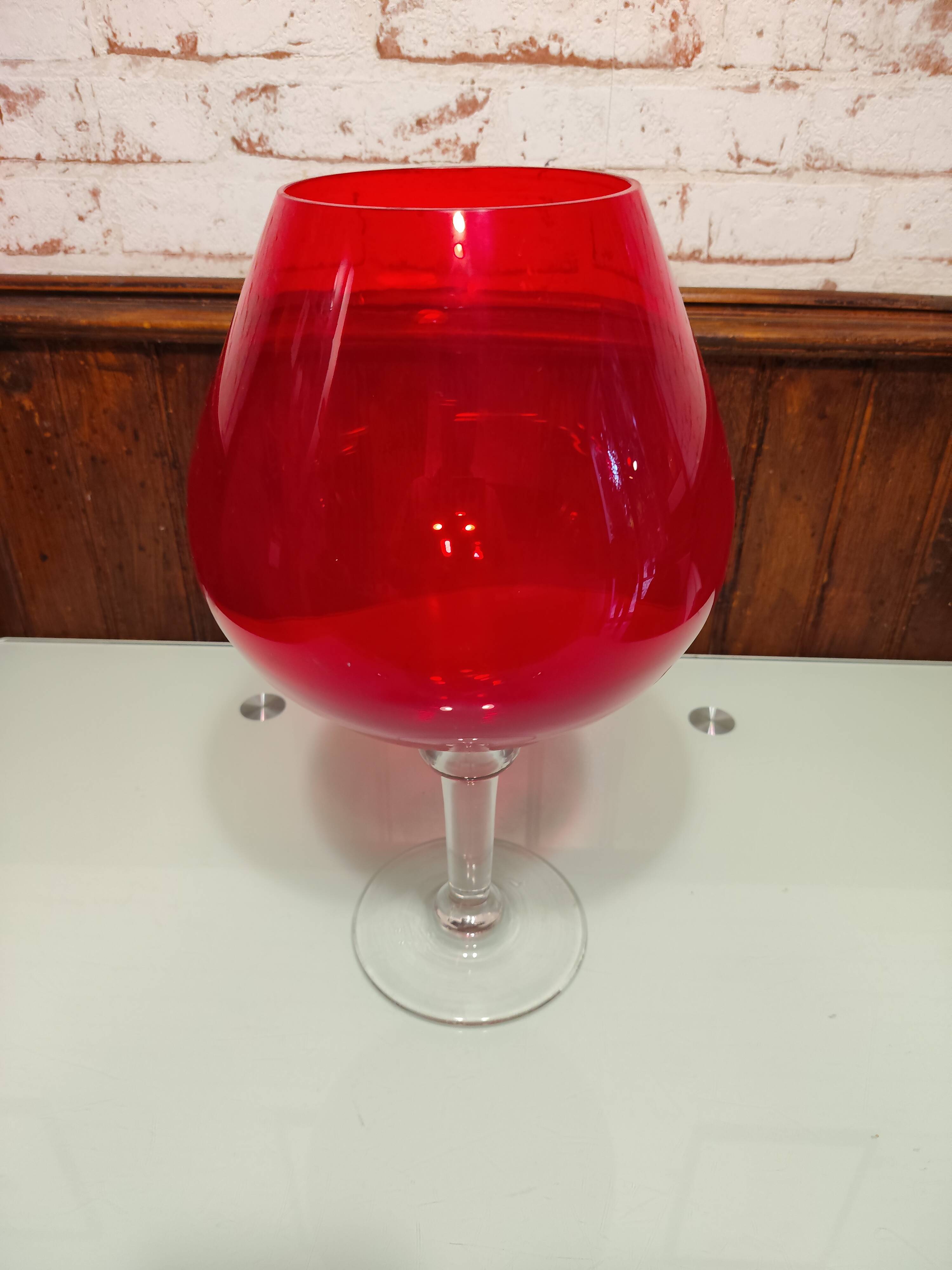 Grand Vase Forme Verre 70'