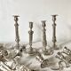 Paire de chandeliers et bougeoirs modulables style anglais