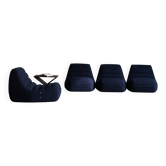 Ensemble de 4 fauteuils lounge Saparella par Michel Ducaroy